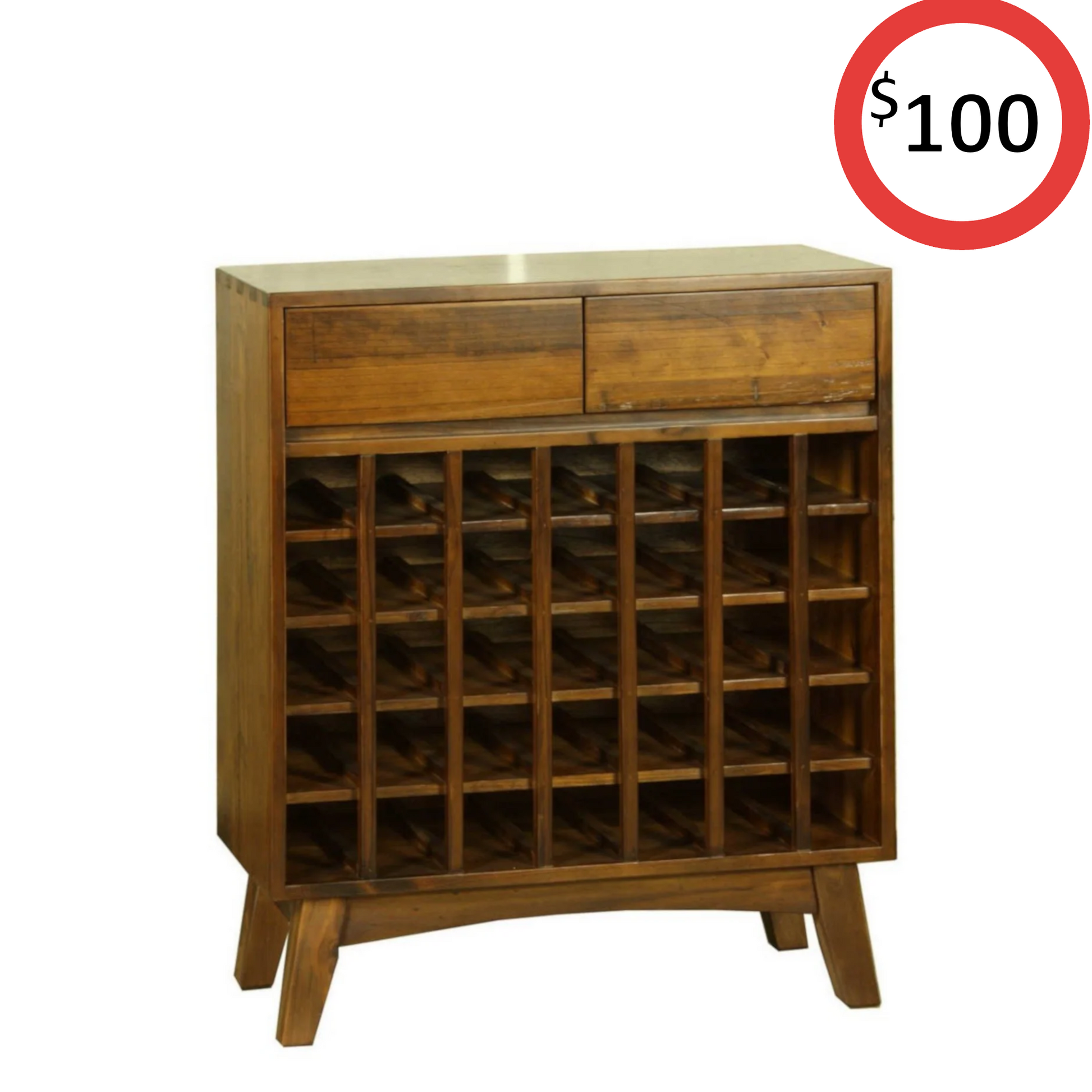 Eureka 2 Drawer Wine Rack
