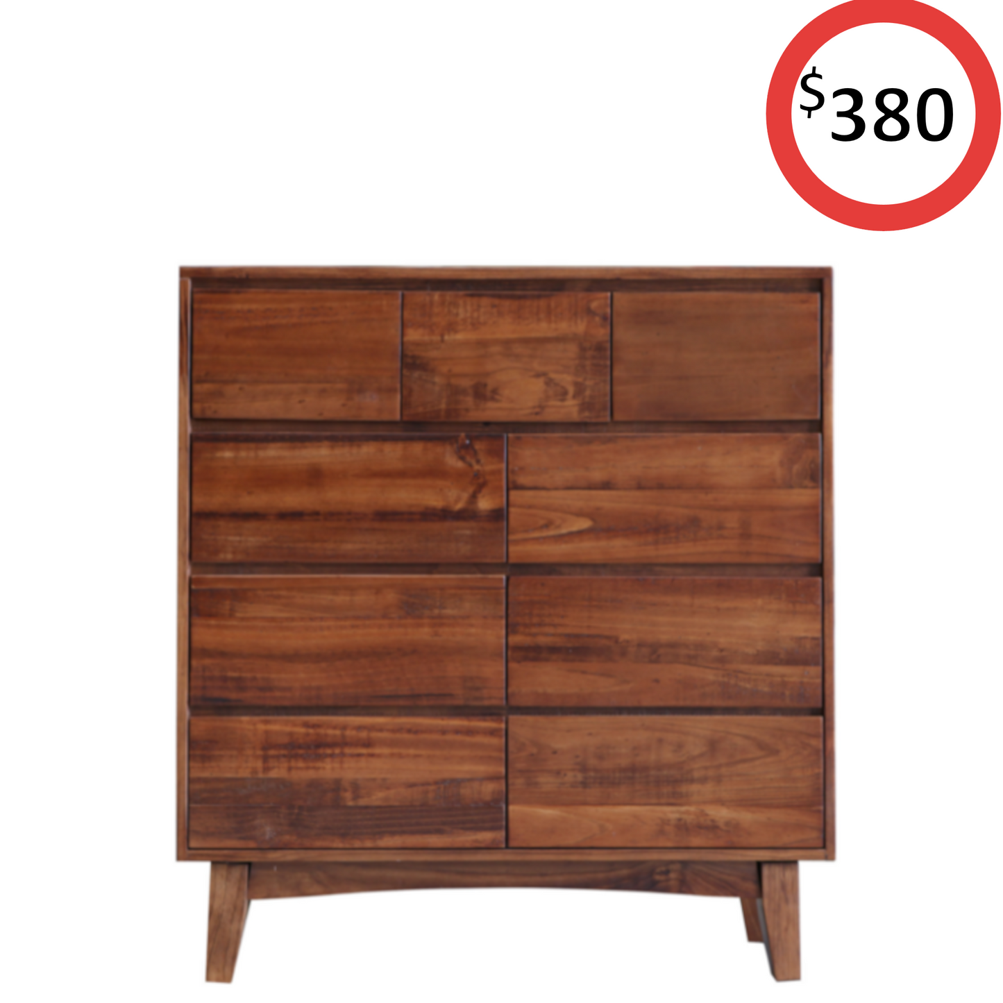 Eureka 9 Drawer Tallboy