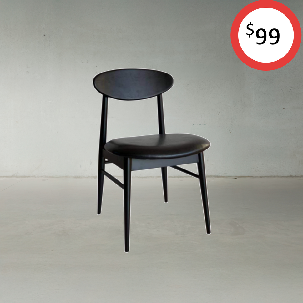 Oslo Dining Chair Black American Oak – Imported