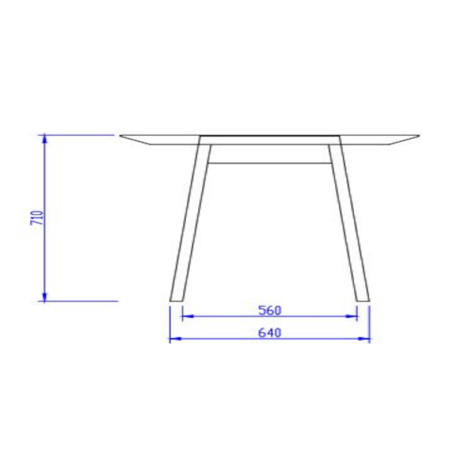 Table Steel Leg TNR