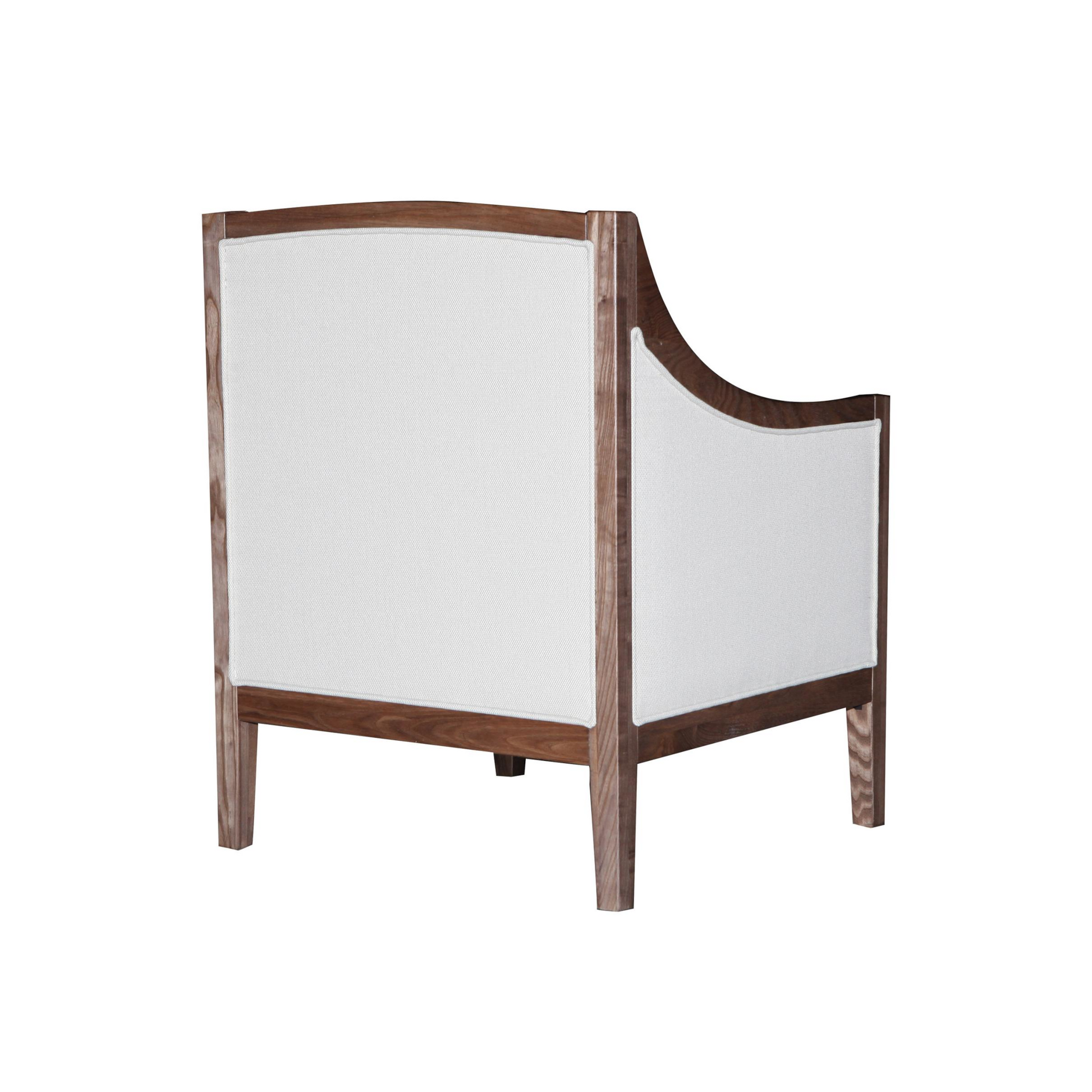 Zenith Chair Cream Fabric Display Model