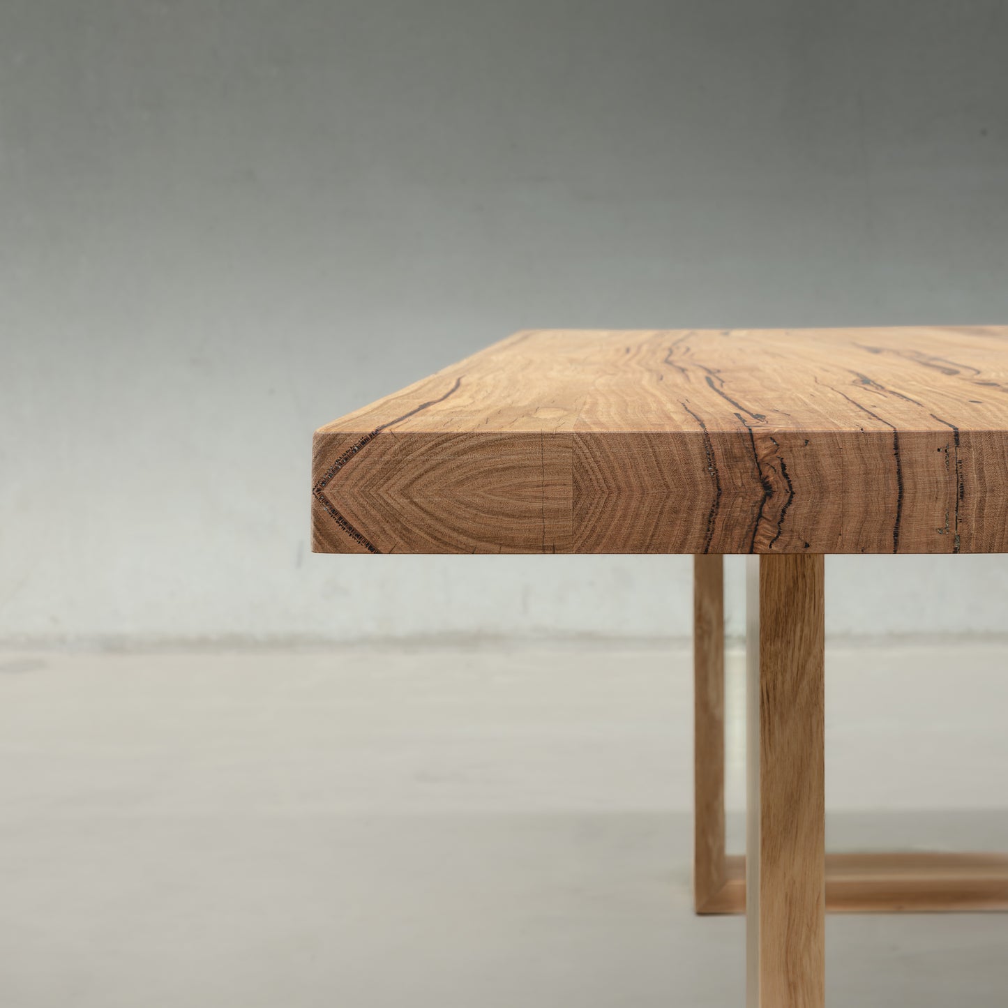 Tas Oak Dining Table 2400x1200x65 Tasmania Oak