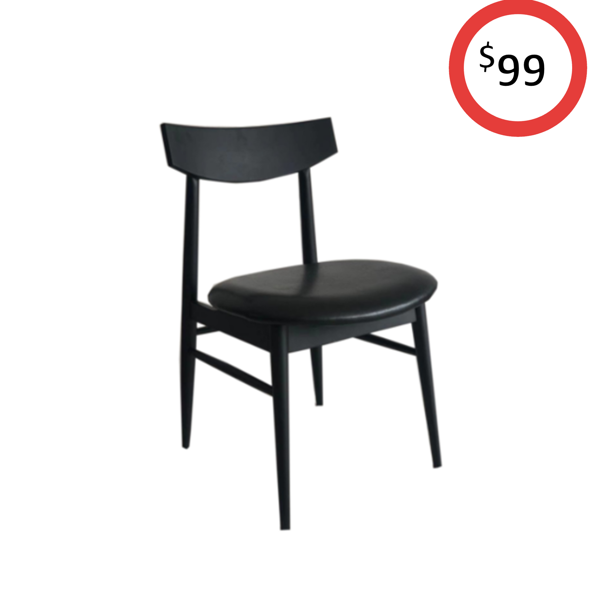 Bergen Dining Chair - Black