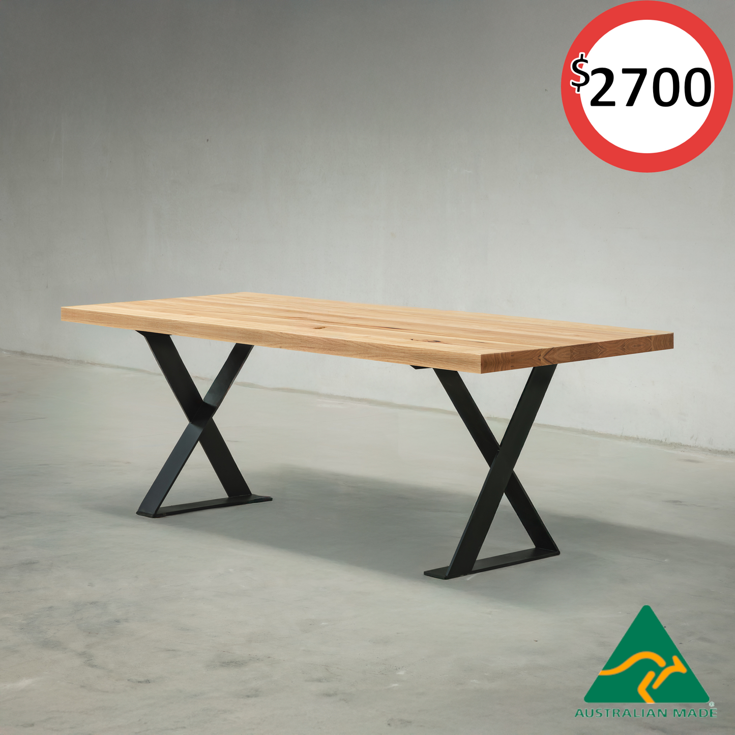 Bergen Dining Table 3000x1100x65 Messmate