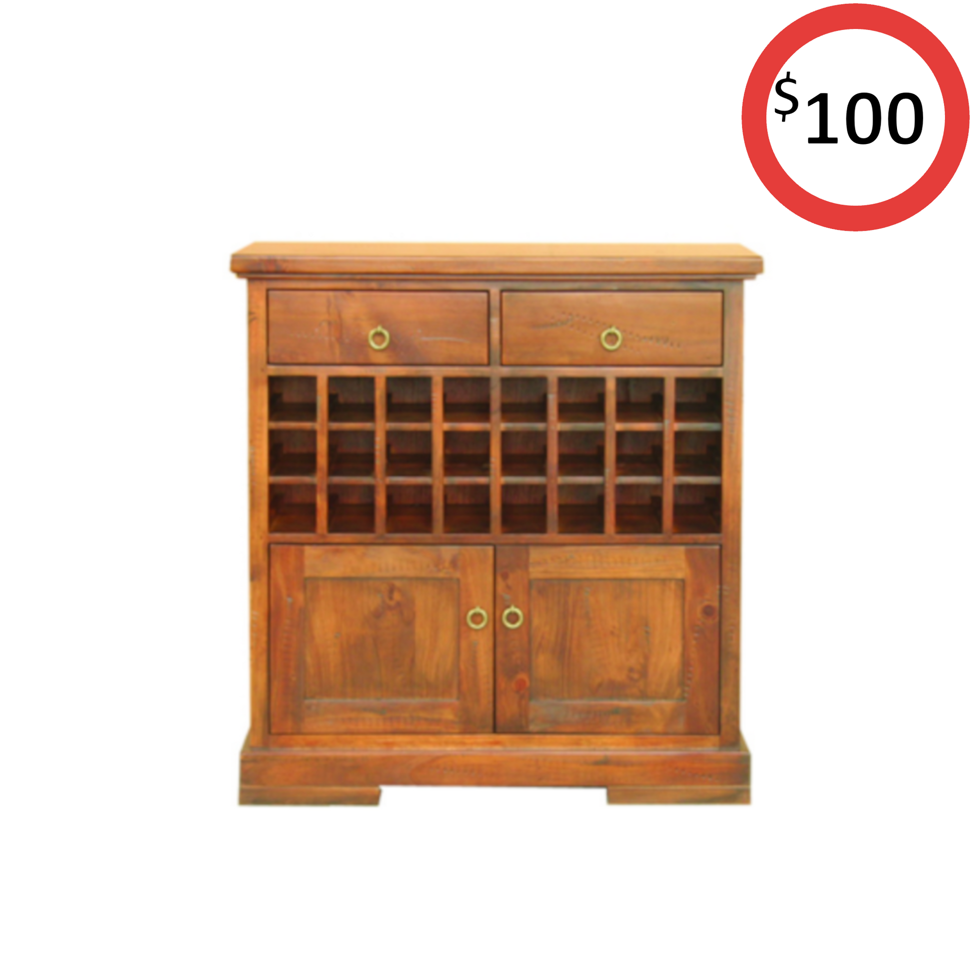 Kakadu 2 Door Buffet with Wine Rack