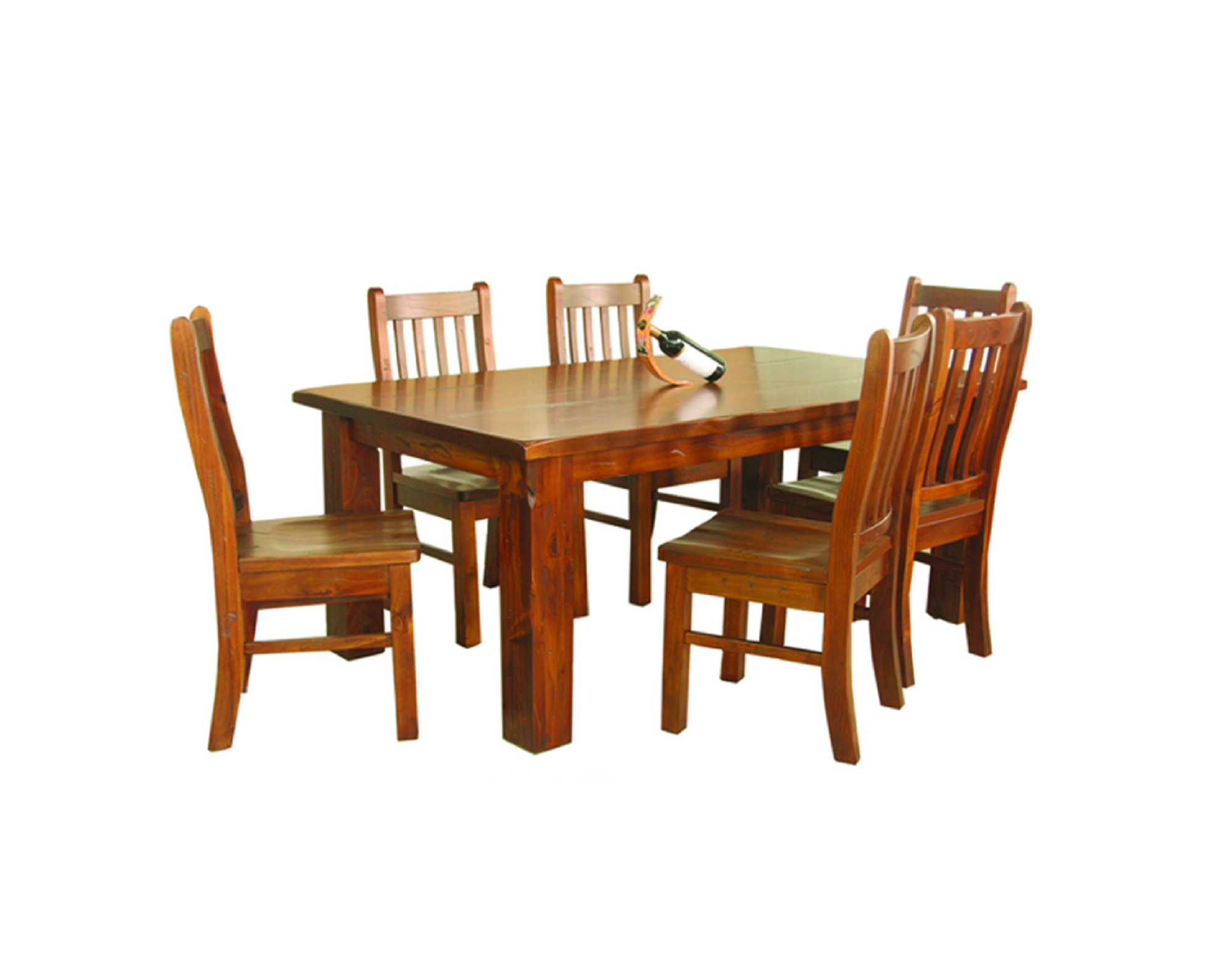 Rustic 7 Piece Dining Setting
