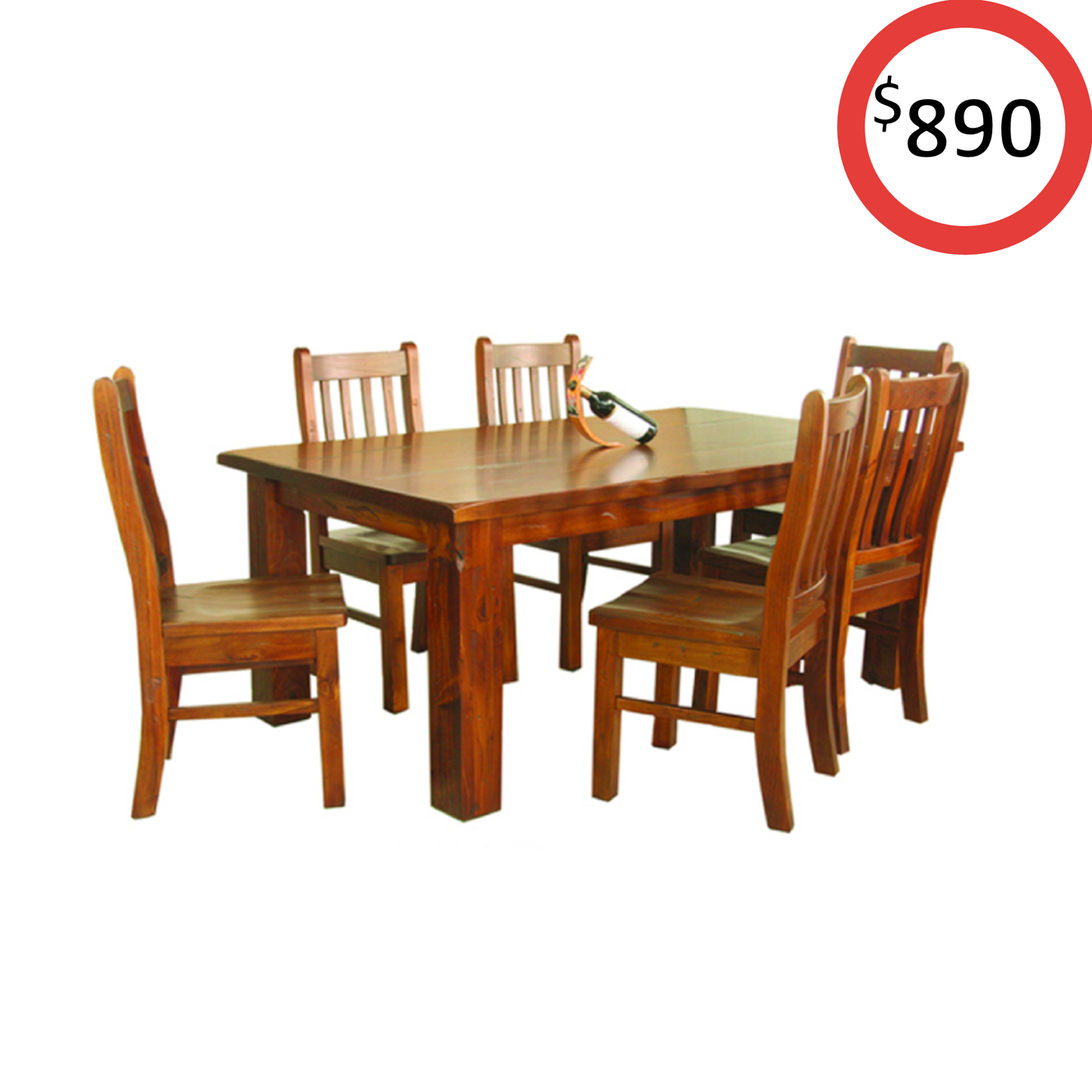 Kimberley 7 Piece Dining Setting 1800