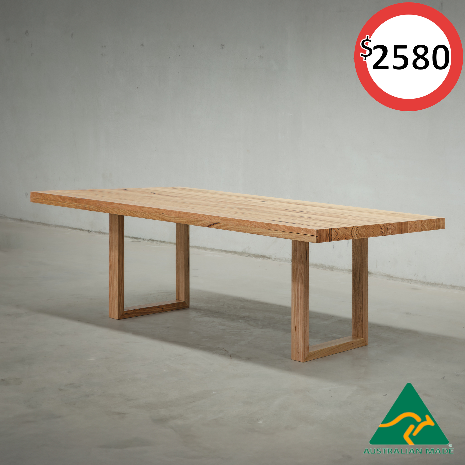 Oslo Dining Table 2500x1250x65 Messmate