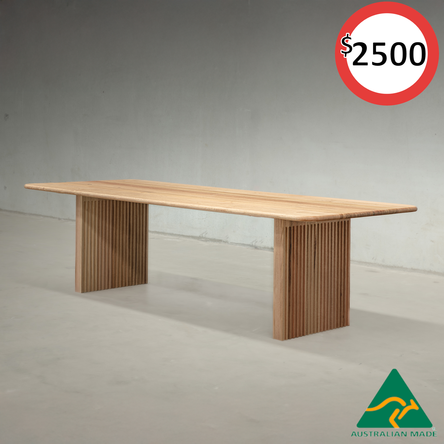 Zephyr Dining Table 2700x1100x32 Tasmanian Oak