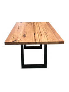 Osaka Dining Table - Solid Messmate Timber