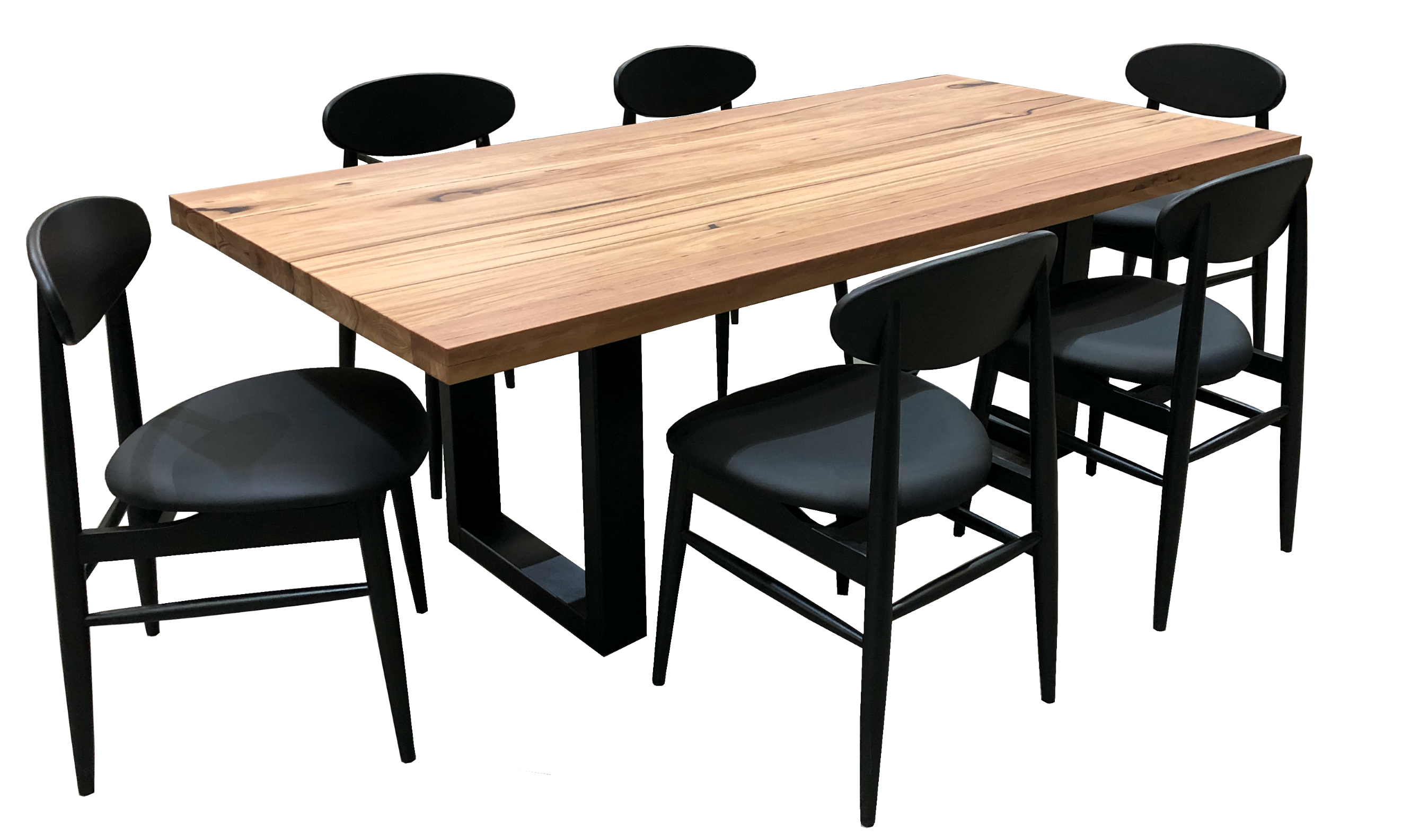 Osaka Dining Table - Solid Messmate Timber