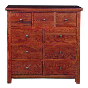 Toorak 9 Drawer Tallboy